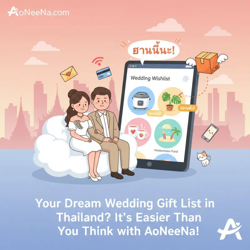 How to Create a Simple Online Wedding Registry in Thailand