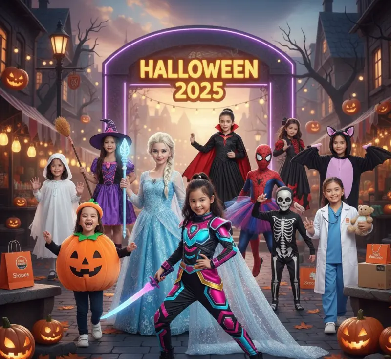 Top 10 Halloween Costume Ideas for Girls (Ages 5-10) on Shopee - Halloween 2025 Edition!